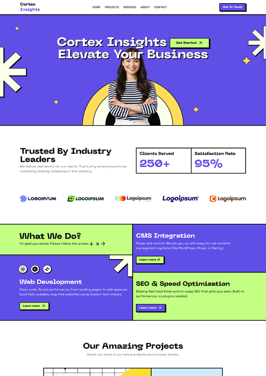 Brut Studio | Agency landing page