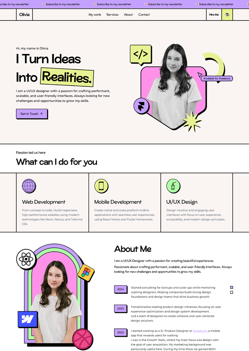 Defolio | Creative portfolio template