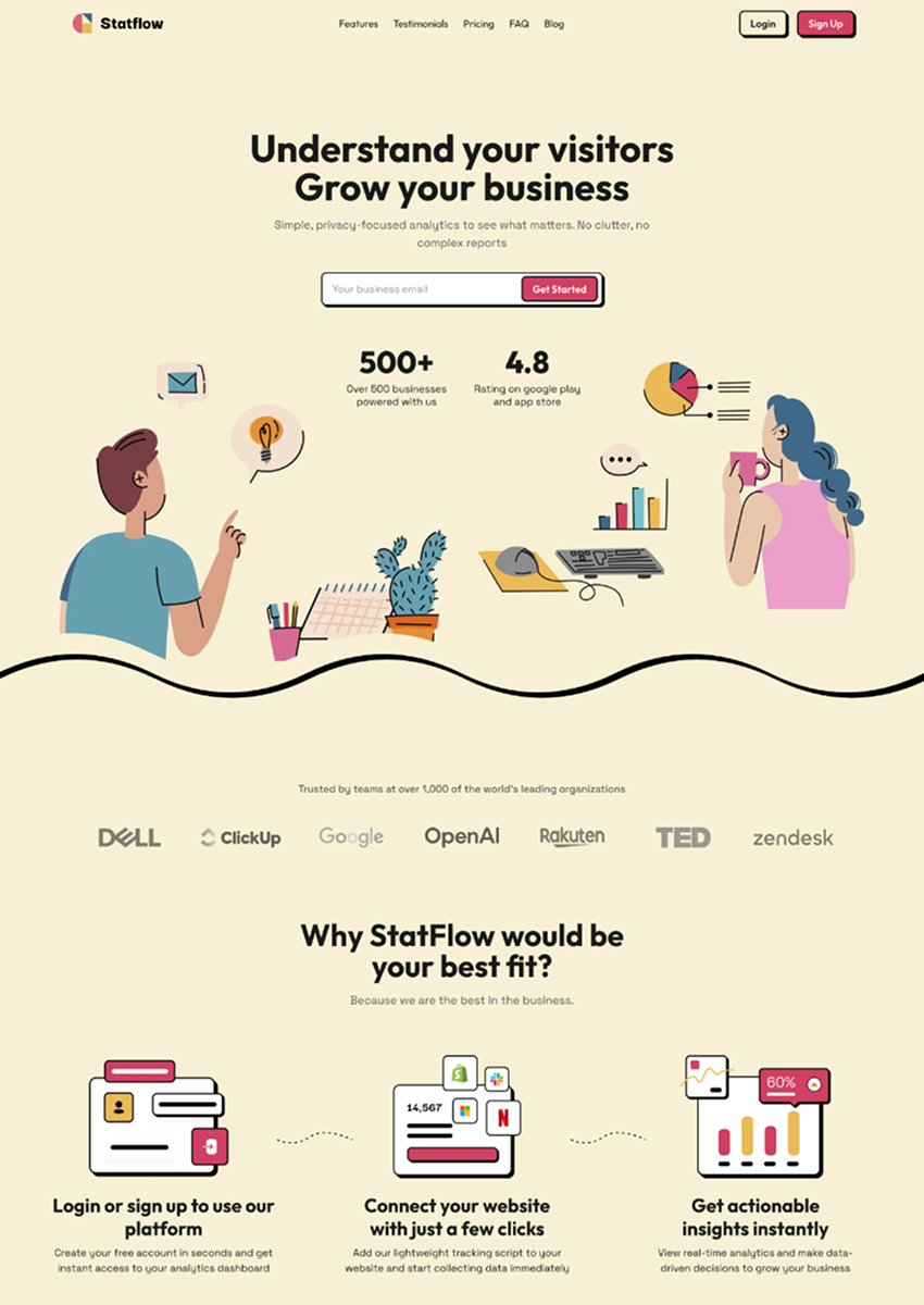 Neoflux | Multi-page SaaS template