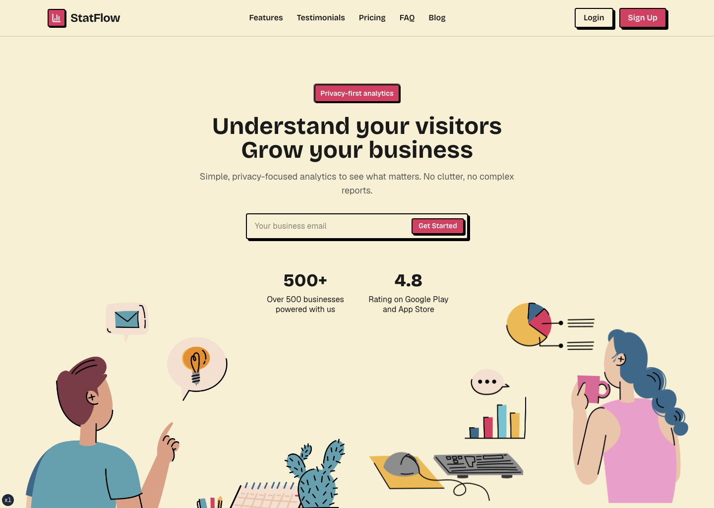 Neoflux — SaaS template preview